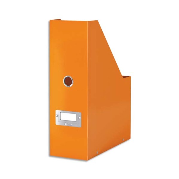 LEITZ Porte-revues Clic & Store, 33 x 2,3 cm, dos 10 cm coloris Orange WOW