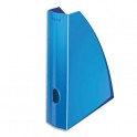 LEITZ Porte-revues WOW A4 - 31,2 x 25,8 cm dos 7,5 cm coloris bleu