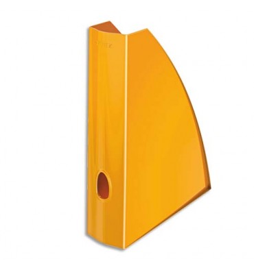 LEITZ Porte-revues WOW A4 - 31,2 x 25,8 cm dos 7,5 cm coloris orange