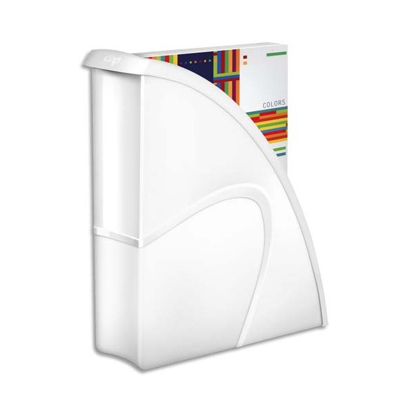 CEP Porte-revues Gloss - Dos 8,2 cm - 31 x 25,9 cm coloris blanc arctique