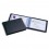 SIGEL Porte-cartes aspect cuir noir mat avec 20 pochettes, capacité 40 cartes