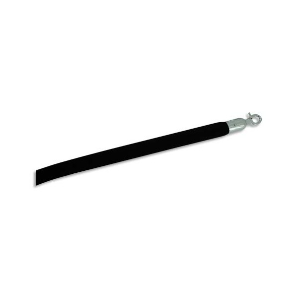 VISO Corde pour poteau guide file - Longueur 1,60 m, diamètre 3,2 cm coloris noir