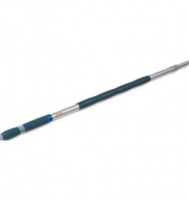 VILEDA Manche télescopique en aluminium - Diamètre 3 cm, longueur 100 à 180 cm coloris inox bleu