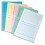 5 ETOILES Paquet de 20 pochettes-coin 22 x 31 cm en carte 120g avec fenêtre, coloris assortis pastel