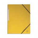 5 ETOILES Chemise simple à élastique en carte lustrée 5/10ème, 450g. Coloris jaune