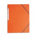 5 ETOILES Chemise simple à élastique en carte lustrée 5/10ème, 450g, coloris orange