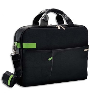 LEITZ Sac Inch Laptop Bag pour ordinateur 15,6", 2 compartiments + pochettes - L41 x H31 x P9 cm noir