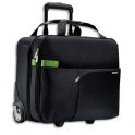 LEITZ Trolley cabine Inch carry-on 15,6" 2 compartiments, fixation pour valise - L43 x H37 x P20 cm noir