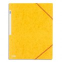 ELBA Chemise à 3 rabats et élastiques en carte lustrée TOP FILE, format A4, coloris jaune