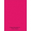 CONQUERANT Cahier piqûre 96 pages 90g 5x5 24 x 32 cm. Couverture polypropylène rose