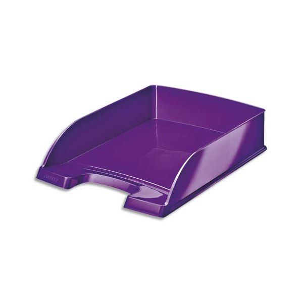 LEITZ Corbeille à courrier Leitz Plus - WOW violet métallisé