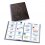 ELBA Album Elégance noir capacité 400 cartes de visite en PVC expansé format A4