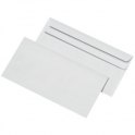 PERGAMY Boîte de 500 enveloppes blanches autocollantes 80g format 110 x 220 mm DL