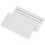 PERGAMY Boîte de 500 enveloppes blanches autocollantes 80g format 110 x 220 mm DL