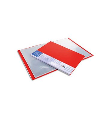 EXACOMPTA Protège-documents UP-LINE polypropylène, 20 pochette, 40 vues, rouge