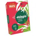 REY BY PAPYRUS Ramette de 500 feuilles papier couleur ADAGIO+ copieur, laser, jet d’encre 80g A4 rouge intense