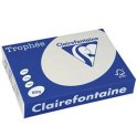 CLAIREFONTAINE Ramette de 500 feuilles papier couleur TROPHEE 80g A4 gris perle