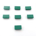 5 ETOILES Plaquette de 7 aimants rectangulaires 1,2 x 2,5 cm vert