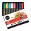 UNIBALL Pochette 8 marqueurs peinture à base d'eau, couleurs assorties, pointe large UNI POSCA PC8K