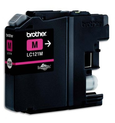 BROTHER Cartouche jet d'encre magenta LC121M