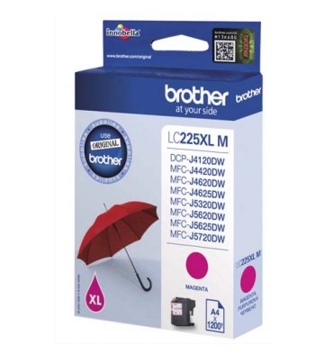 BROTHER Cartouche jet d'encre magenta XL LC225XLM