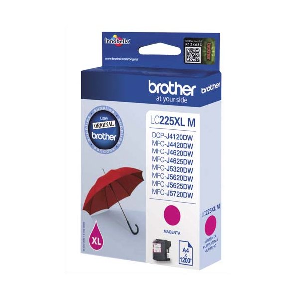 BROTHER Cartouche jet d'encre magenta XL LC225XLM