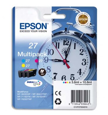 EPSON Multipack cartouches jet d'encre 3 couleurs T2705