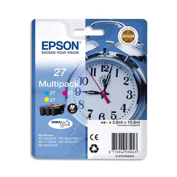 EPSON Multipack cartouches jet d'encre 3 couleurs T2705