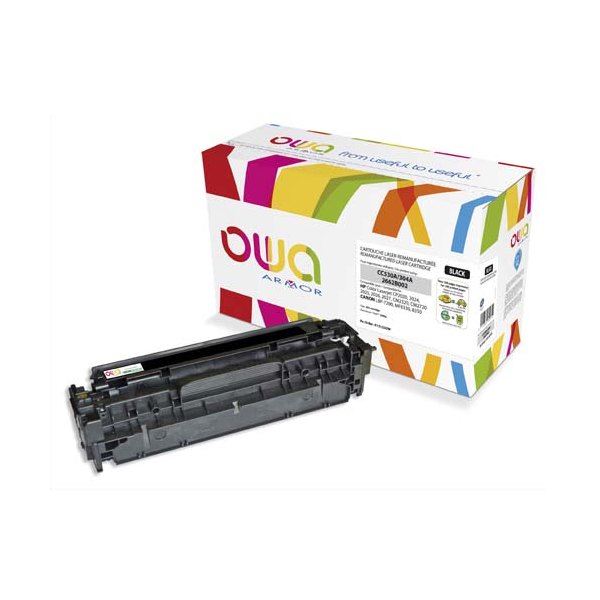 OWA BY ARMOR Cartouche toner laser noir compatible HP CC530A / CANON CRG718BK