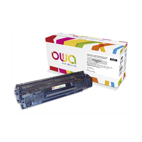 OWA BY ARMOR Cartouche toner laser noir compatible HP CE285A / CANON 725
