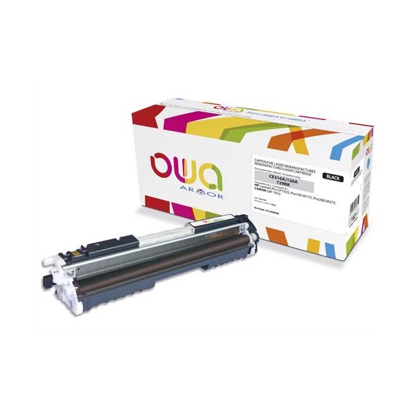 OWA BY ARMOR Cartouche toner laser noir compatible HP CE310A / CANON 729BK
