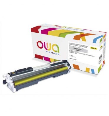 OWA BY ARMOR Cartouche toner laser jaune compatible HP CE312A / CANON 729Y