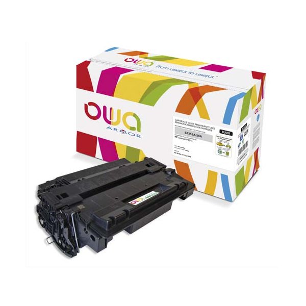 OWA BY ARMOR Cartouche toner laser noir compatible HP CE255A / CANON 724