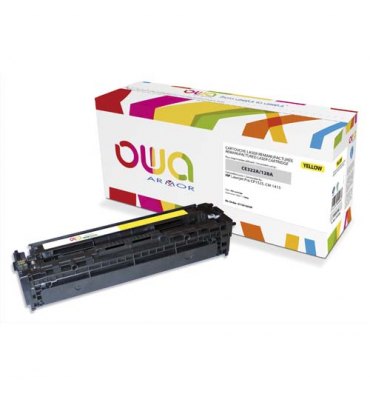 OWA BY ARMOR Cartouche toner laser jaune compatible HP CE322A