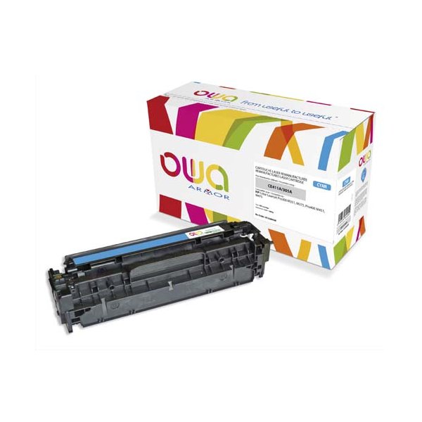 OWA BY ARMOR Cartouche toner laser cyan compatible HP CE411A
