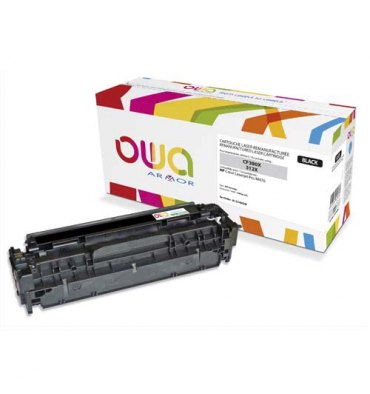 OWA BY ARMOR Cartouche toner laser noir compatible HP CF380X / 312X