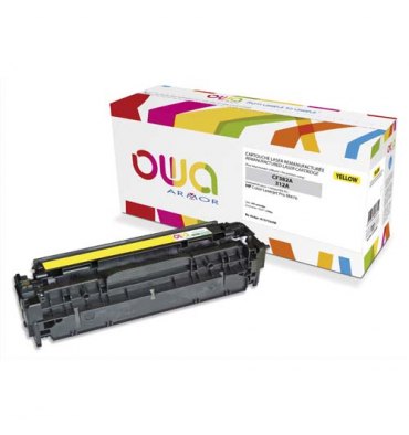 OWA BY ARMOR Cartouche toner laser jaune compatible HP CF382A / 312A
