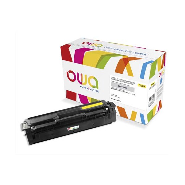 OWA BY AMOR Cartouche toner laser jaune compatible Samsung CLT-Y504S
