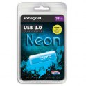 INTEGRAL Clé USB 3.0 Neon 32Go Bleue INFD32GBNEONB3.0 + redevance