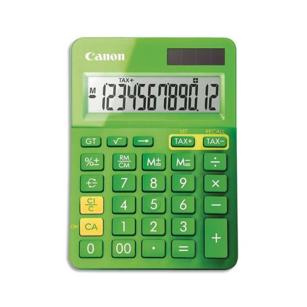 CANON Calculatrice de bureau à 12 chiffres LS-123K, coloris vert