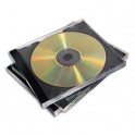 FELLOWES Pack de 10 boîtiers CD standard noir 98310