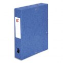 5 ETOILES Boîte de classement à élastique en carte lustrée 7/10e, 600g. Dos 60 mm. Coloris bleu
