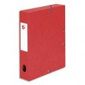 5 ETOILES Boîte de classement à élastique en carte lustrée 7/10e, 600g. Dos 60 mm. Coloris rouge