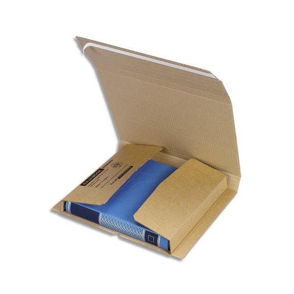 EMBALLAGE Etui postal en carton brun, fermeture adhésive Standard - 310 x 220 mm