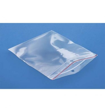 EMBALLAGE Boîte de 1000 Sachets plastique à fermeture zip transparent 60 microns - 18 cm ouverture 15 cm 