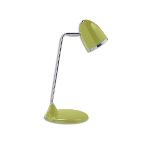 MAUL Lampe Starlet LED livrée avec ampoule bras métal chromé, hauteur 29 cm coloris vert