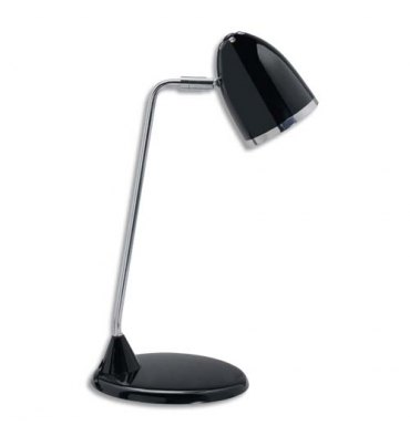 MAUL Lampe Starlet LED livrée avec ampoule bras métal chromé, hauteur 29 cm coloris noir