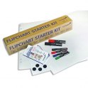 LEGAMASTER Kit de démarrage pour chevalet avec papier, marqueurs, aimants