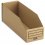 EMBALLAGE Paquet de 50 bacs à bec de stockage en carton brun 10,1 x 11,2 x 30,1 cm
