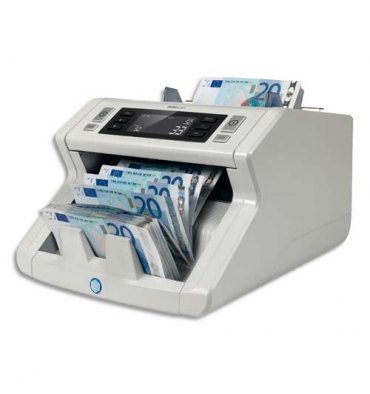 SAFESCAN Compteuse de billets 2250 blanche avec triple détection : UV, magnétique, infrarouge